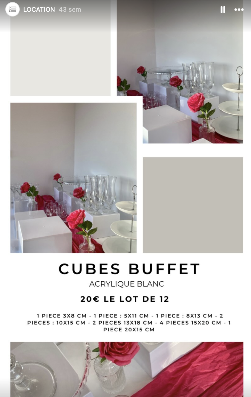 Cubes Buffet